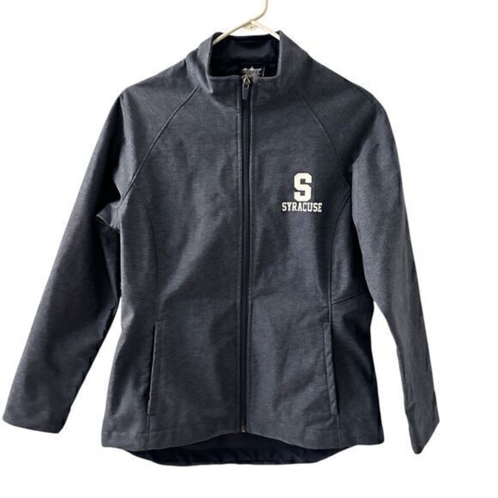Charles River Apparel Blue‎ Fleece Syracuse Zip Ip Windbreaker Pockets Size M